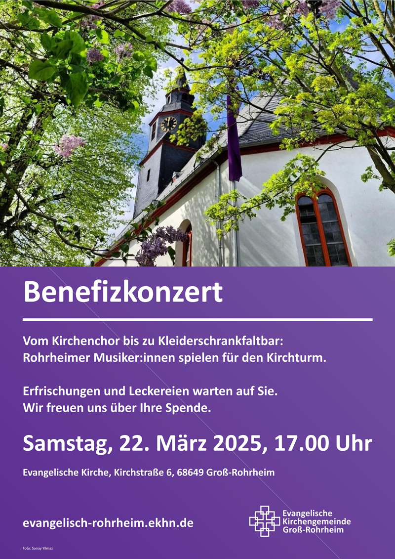 Plakat Benefizkonzert 2025