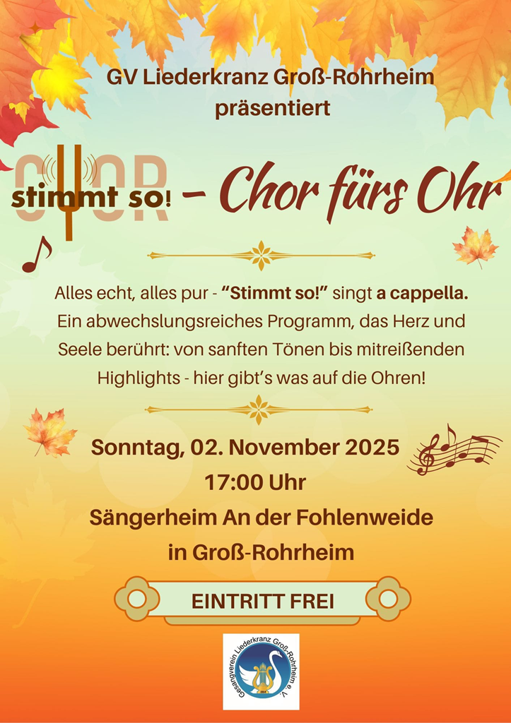 Plakat Soiree-Konzert 2025